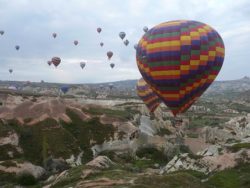 ruta en globo